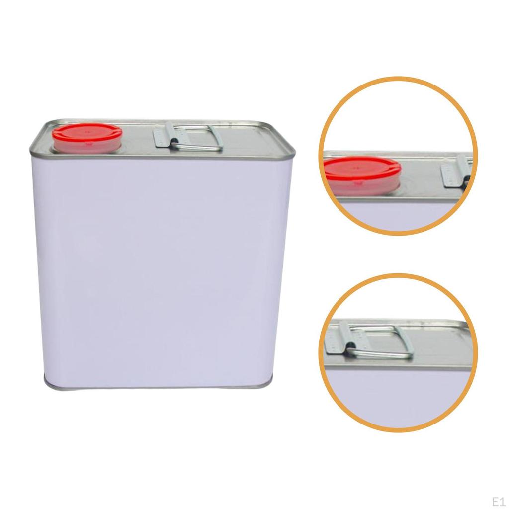 Pusta Puszka po Farbie Metalowe Wszechstronne Wiadro Pojemnik do Przechowywania na Materiały Plastyczne DIY Powłoki Dom