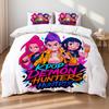 Zoey Lovci démonů K-pop Dívčí Chlapecká Skupina Tištěný Bezvýplňový Povlak na Peřinu Více Velikostí Ložnice Kolej Svátek Ložní Prádlo Dekorace