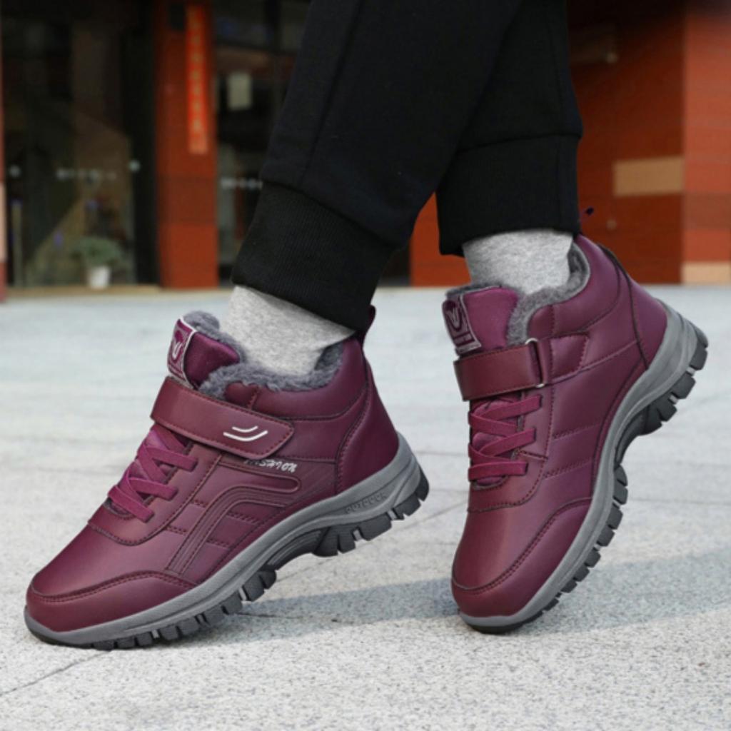 Cotton Shoes, Women's Shoes, Plush, Thickened, Hiking Shoes, Snow Boots, Low Cut, Women's Boots
