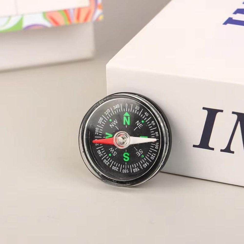 10pcs ABS Camping Pocket Compass 35MM Navigation Climbing Riding Gift New Handheld Compass