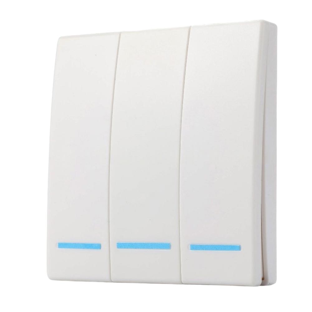Wireless Light Switch 86 Type Wall Panel 433MHz Remote Control For LED Lamp Home Automation Electrical Outlet Parts