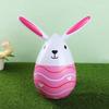 PVC Easter Inflatable Rabbit Cute Inflatable Easter Eggs Funny Easter Rabbit Ornament  Kids Gift