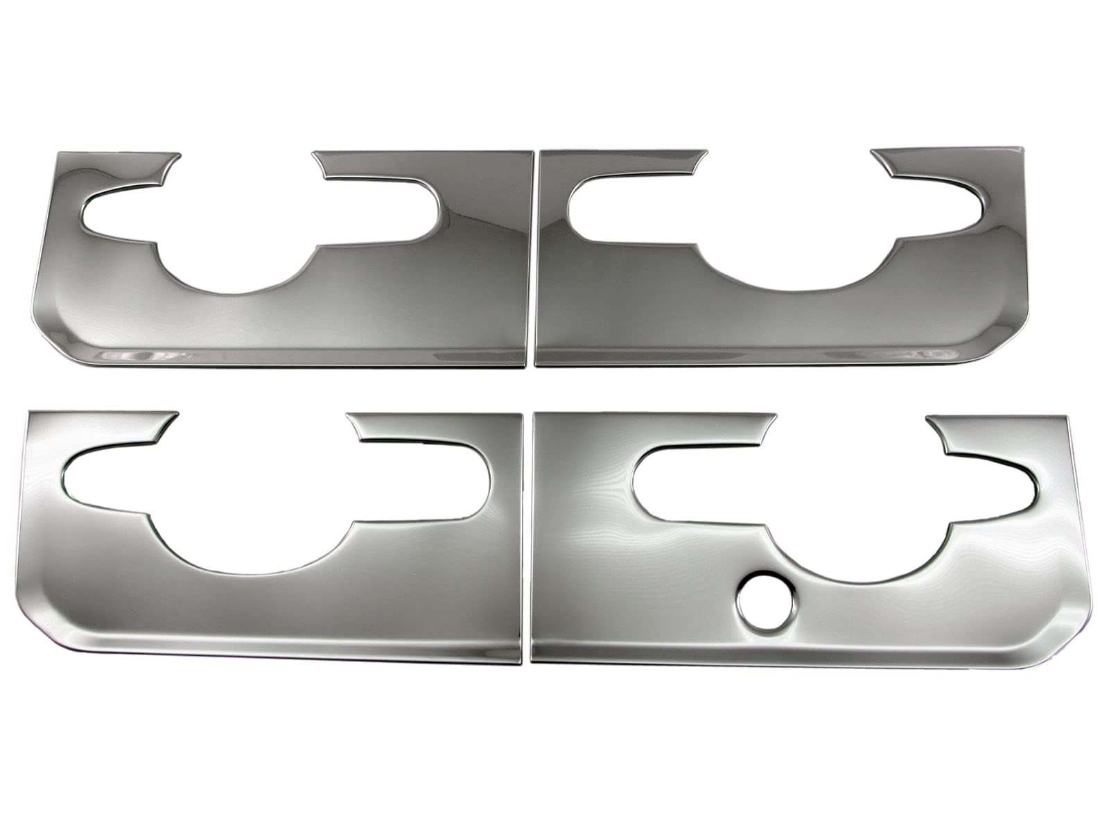 

BRIGHTZ Finish Stainless Steel Plated Door Handle Set for Wake LA and A710 Ultra-Mirror Covers, Plated, 4-Piece [DHC-SARA-122] LA700, LA710, A700,