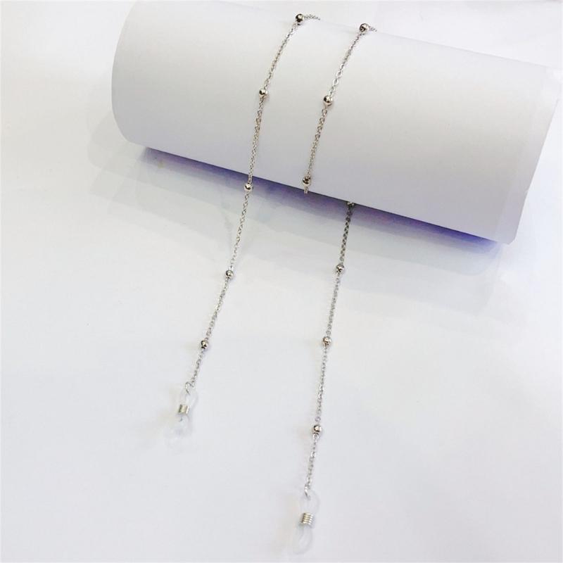 Practical Metal Eyeglass Chain For Glasses And Masks Lightweight Glasses Lanyard Adjustable Unisex Design For Daily Use