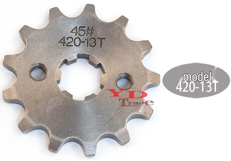 Off-Road Motorcycle ATV Beach Buggy Kart 420 Flywheel with 10-19T Small Sprocket Chain Gear