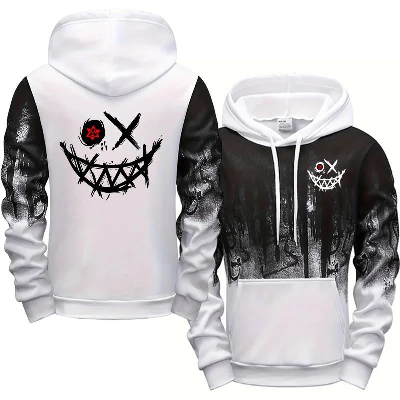 Men Two Piece Sets Versatile Men's Tracksuit Casual Jogging Sweatshirts Fashion Comfort Daily Sports Simple Splashed Ink Hoodie