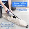 U-shaped Pillow Creative Adjustable Buckle Space Saving Travel Pillowcase Stuffable U-shaped Neck Pillow Case Tube Pillow Travel Accessories