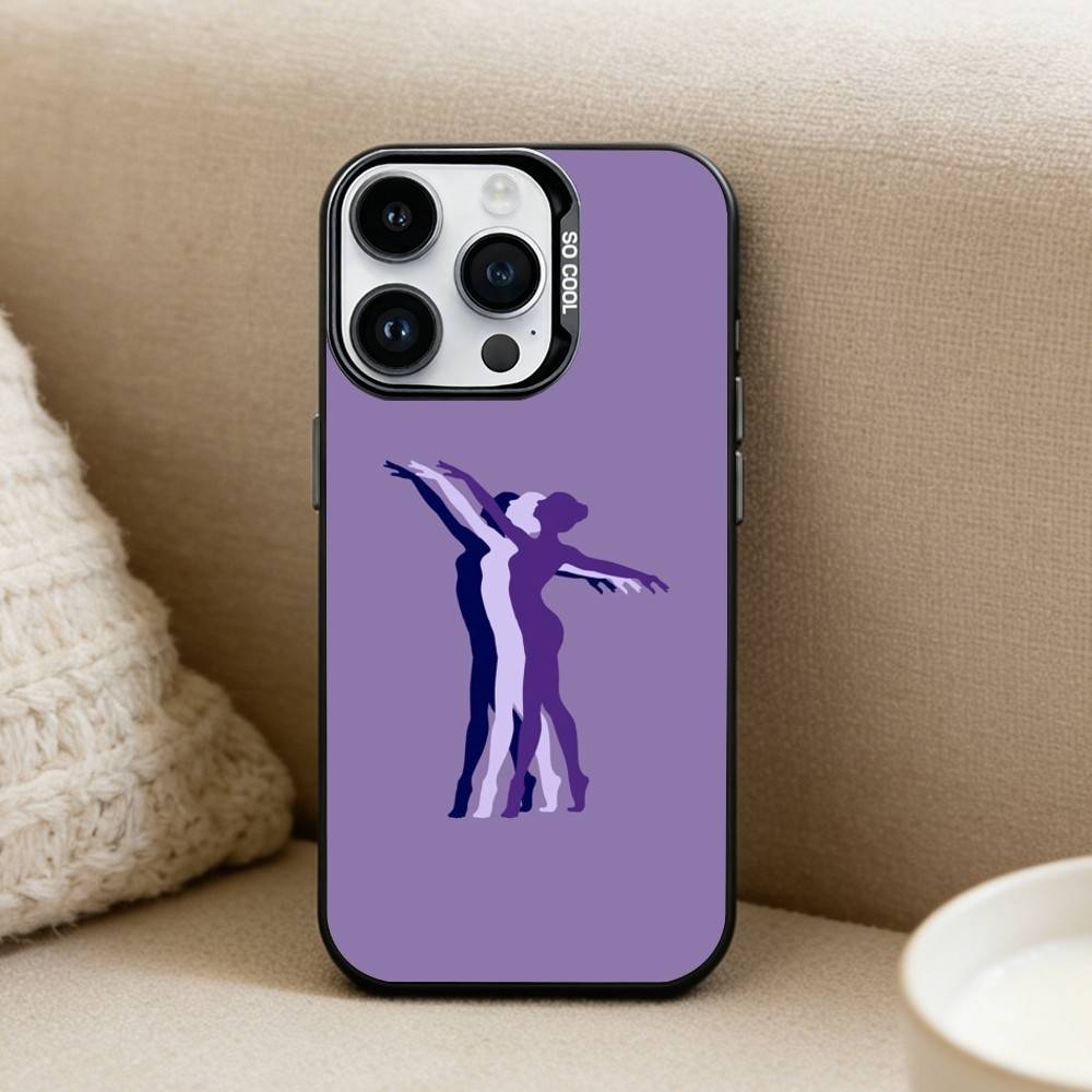 GYM Girl Gymnastic  Phone Case For iPhone 16,15,14,13,12,17,Pro,MAX Black Matte Shockproof Cover