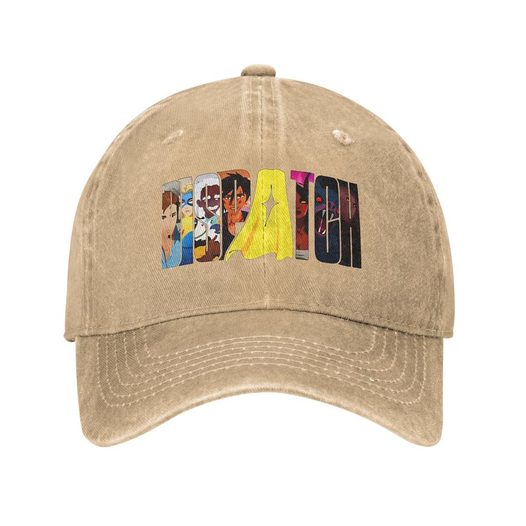 Unisex Dispatch Game 2025 Lettering Print Hats Fashion Distressed Cotton Baseball Cap Adjustable