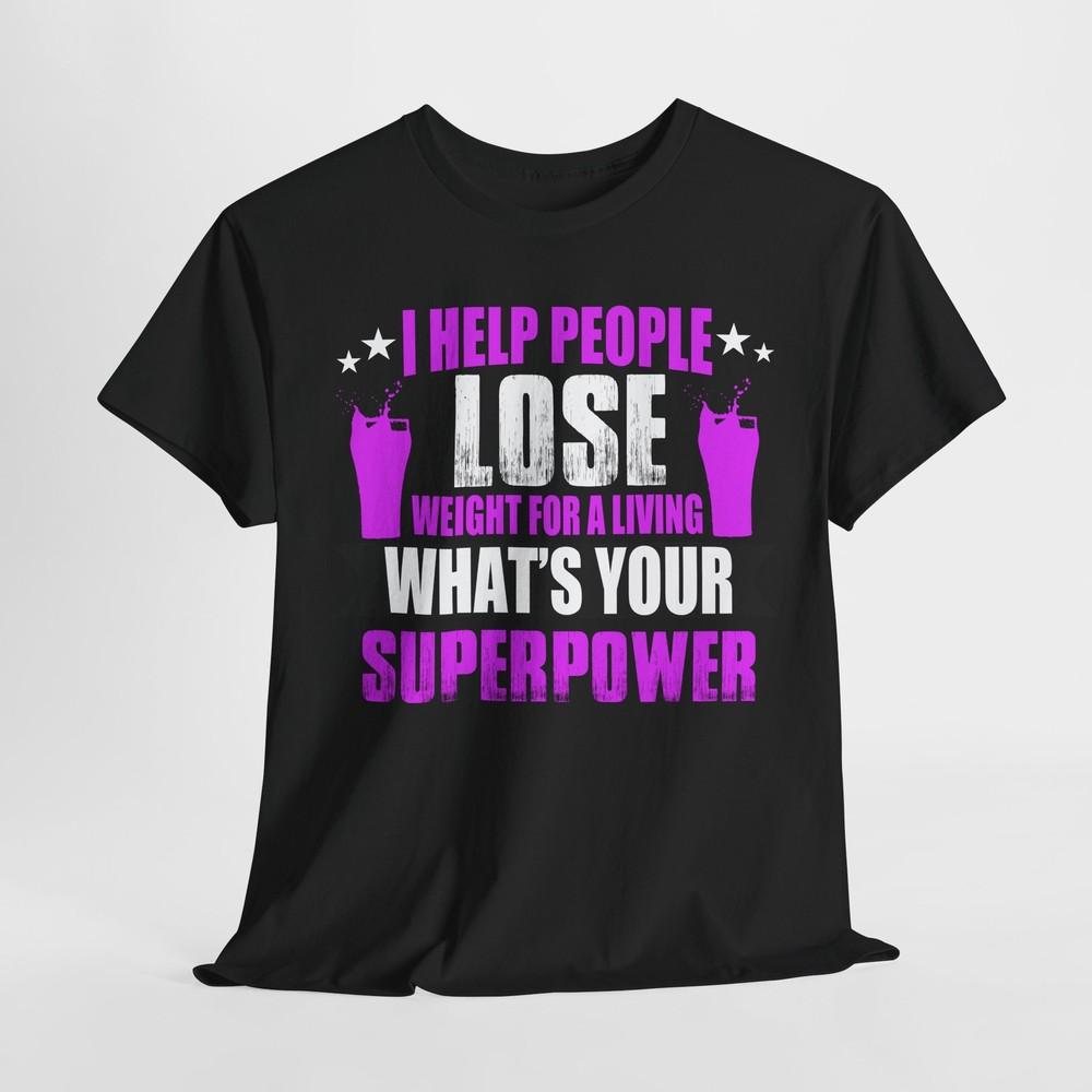 Unisex T-shirt Motivational Trainer Superpower Graphic Inspire & Empower Fitness Unisex T-Shirt XXXL