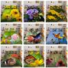 3D Butterfly Flower Bedding Set Insect Wing Quilt Cover Pillow Case 2 or 3 Pieces AU240 * 270 Extra Large Size Home Decoration
