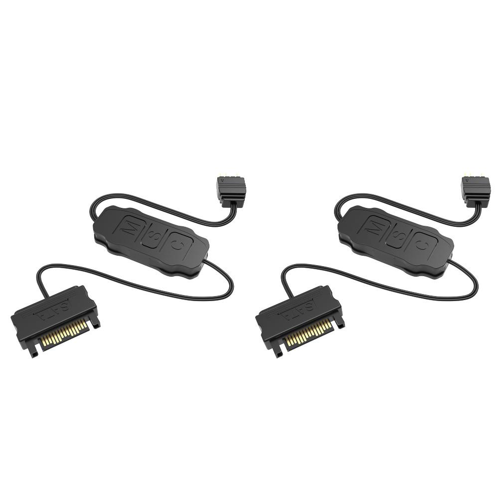 5V 3PIN ARGB Controller ARGB 5V 3PIN To SATA Interface Extension Cable Mini Adapter Controller for PC Case Fan
