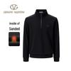 GIOVANNI VALENTINO Men's Brushed Inner Mock Neck Pullover Sweatshirt