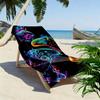 Gamepad-Print Strandtuch, Großes Weiches Schnelltrocknendes Handtuch für Strand Camping Schwimmen