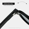 Double Color Round Sunglasses Rivets Decoration Y2K Glasses Fashion Punk Shades  for Women & Men