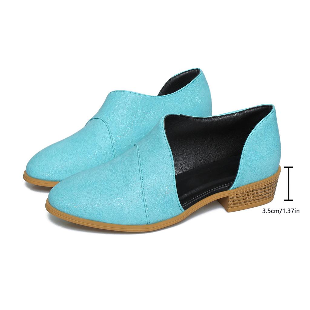 Chaussures pour femmes grande taille printemps et été nouvelles sandales à talons hauts pointues à côté vide à talons épais pour femmes