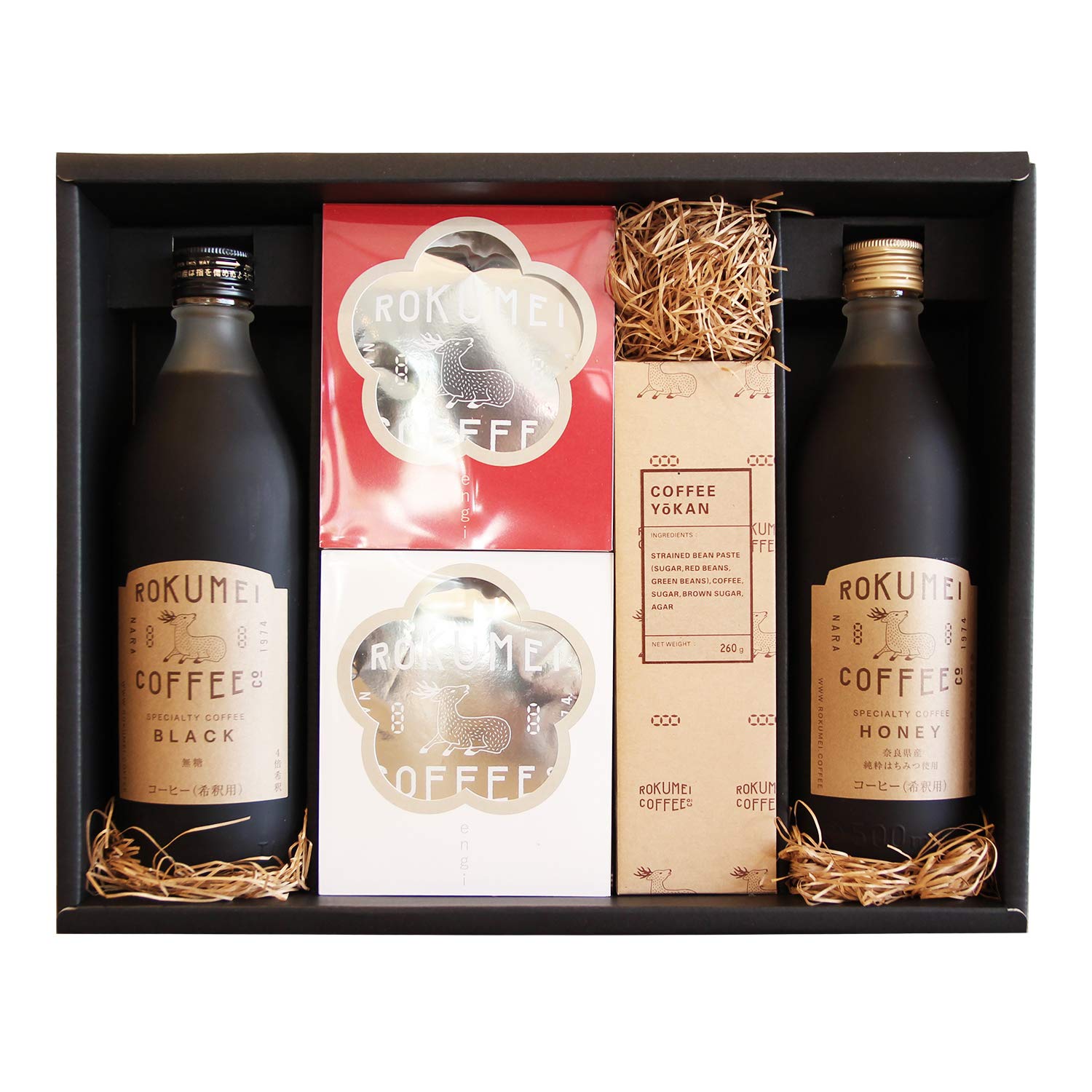 

Rokumei Coffee Coffee Gift Premium Gift engi Black 2 бутылки Подарок подарок (удачи) - - (нет тега)