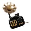 Multifunctional Nostalgic Music Box Gramophone Replicas Hand Crank Mechanism Phonograph Musical Ornament Birthday Gift