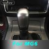 For MG6 Car Gear Head Shift Knob Handle Cover Trim Sticker Carbon Fibre