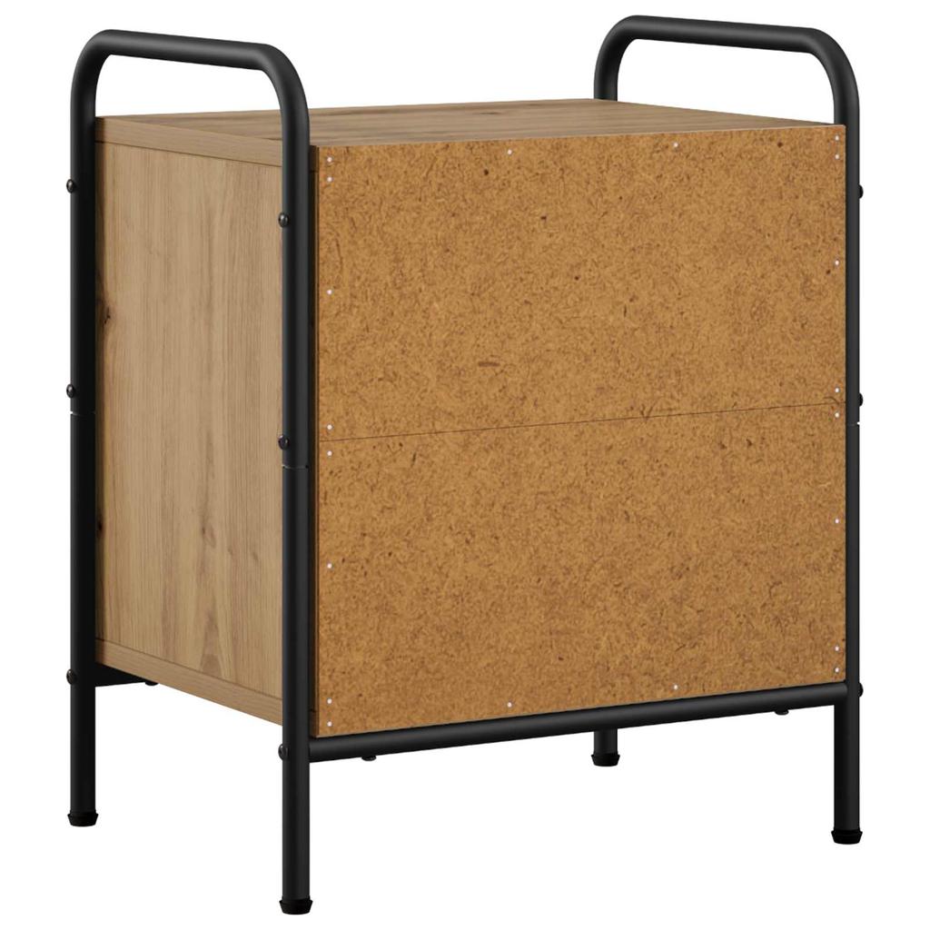 Nightstand Artisan Oak 40 X 30 X 50 Cm Engineered Wood