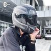 Certified Full Face Motorcycle Helmet Scooter Electric Bike Riders ABS Material DOT ECE Compatible