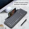 Tri-Mode Dual Bluetooth Keyboard 2.4G Bluetooth Keyboard Wireless Keyboard with Touchpad Gaming Keyboard with Card Slot for Windows Android IOS Tablet