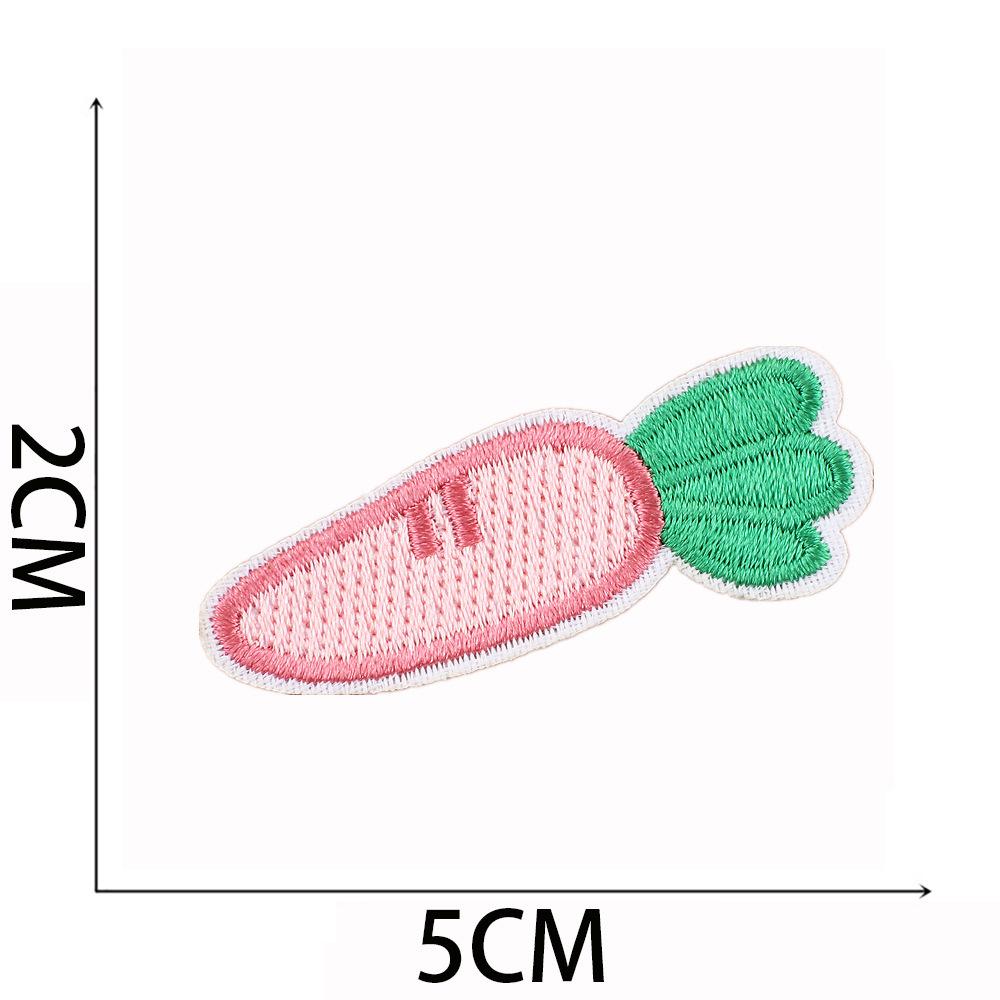 Little White Rabbit Embroidery Cloth Sticker Clothes Bag Decoration Patch Sticker Full Embroidery Craft Cake Computer Embroidery Label Embroidery Stic