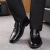 2022 Men Summer Leather Shoes Pointed Toe Quality Black Microfiber Leather Soft Man Breathble Hole Shoes For Man Summer
