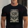 2026 T Shirt Never Underestimate An Old Man With A Motorcycle T-shirt