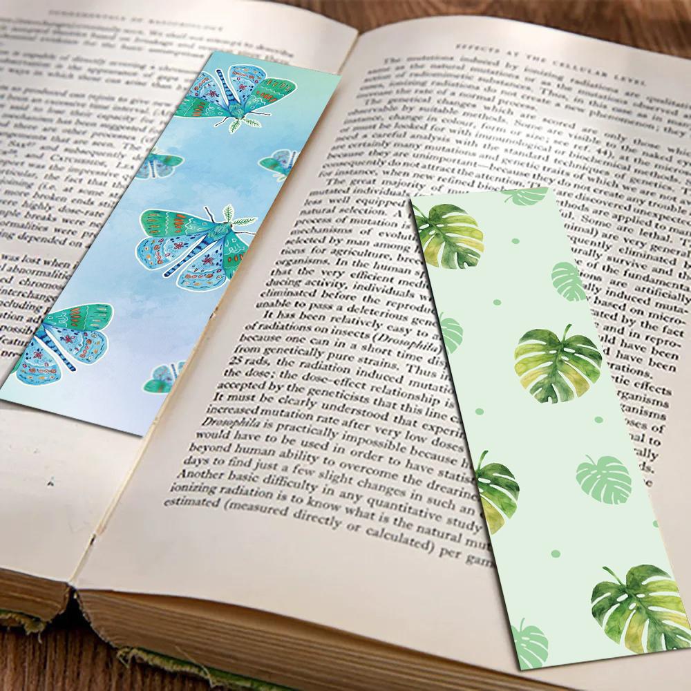 30PCS Coquette Book Tracker Page Luggage Decals DIY Reading Book Laptop Landscape Gift Waterproof Cards Nostalgic Bookmarks