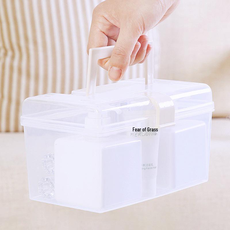 Transparent Portable Large Storage Box: Dustproof, Anti-Oxidation, Multipurpose Jewelry Organizer