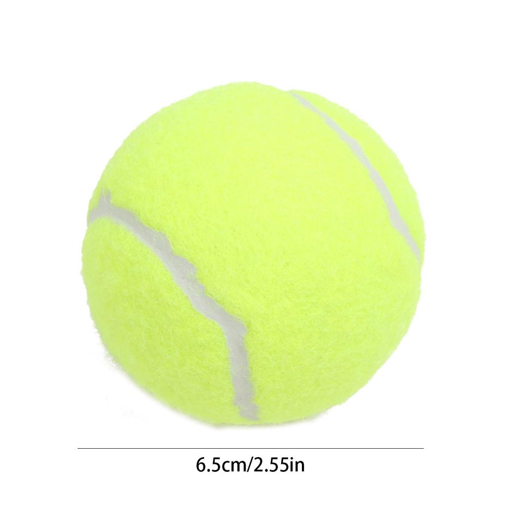 3 Stück Hunde Tennisball Kausicheres Spielzeug Naturkautschuk Apportierball Hüpfendes Interaktives Haustierspielzeug für Aggressive Kauer