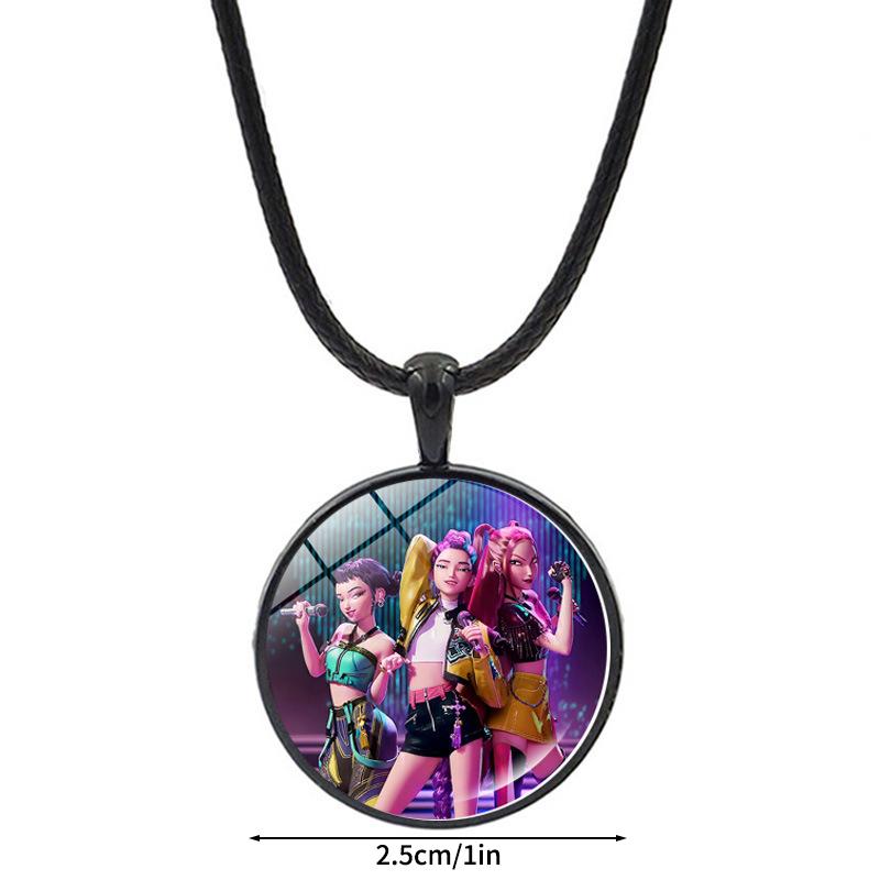 Kpop Demon HHunte Bracelet Huntrix Necklace Bracelet  Anime Hunter Hanging Pendants Party Supplies Fans Favor Gifts