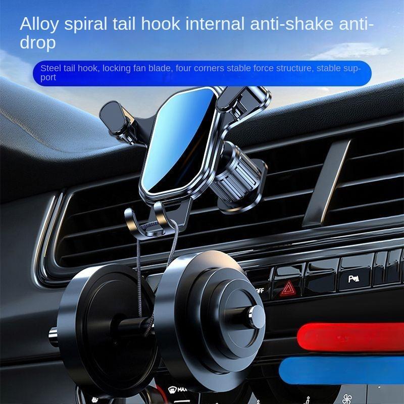 Car Phone Holder New Car Phone Holder Navigation Anti-Shake Support Frame Car Interior Air Outlet Fixed