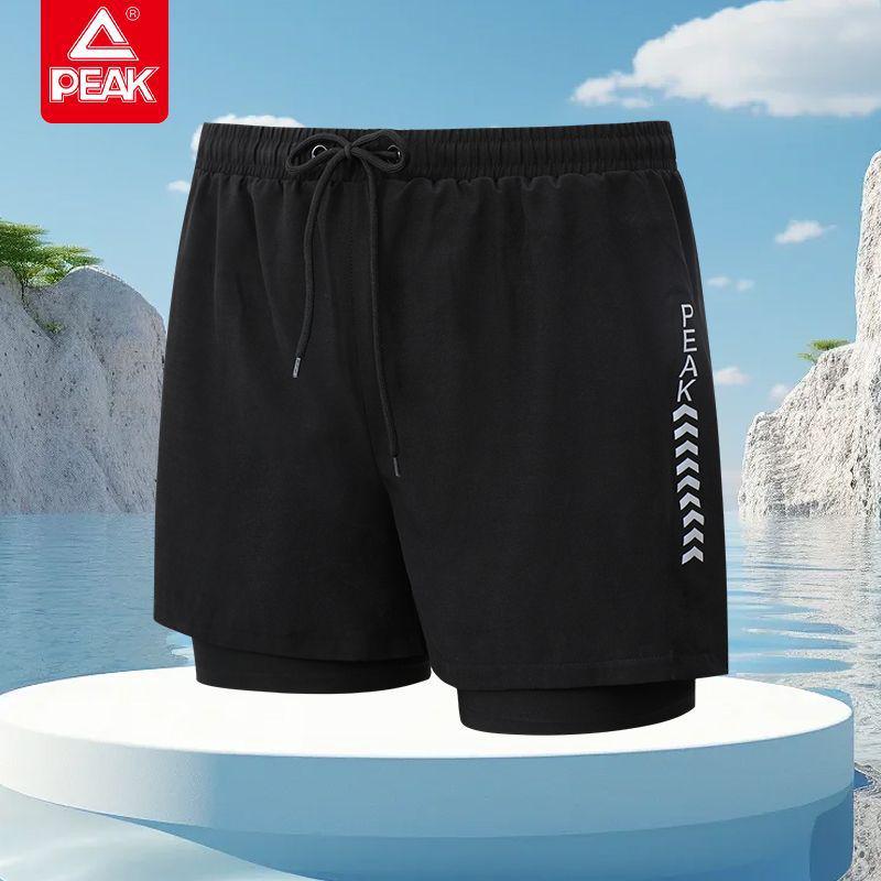 PEAK Men s Quick-Dry Breathable Swim Trunks Set L