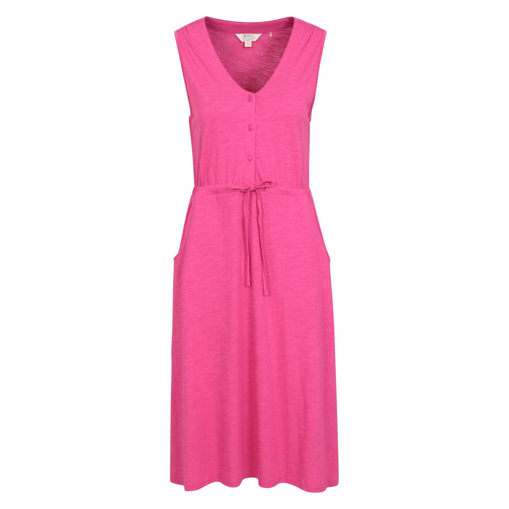 Mountain Warehouse Womens/Ladies Bahamas Floral Sleeveless Dress 6 UK rose vif