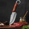 Stainless Steel Meat Cleaver Kitchen Boning Knife Kitchen Vegetable and Fruit Slicing Knife Handle Knife with Cover