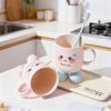 1pc Cute Big-Eyed Mouthwash Cup, Stylish Cartoon Toothbrushing Cup, Dormitory and Home Use, to Cure Morning Grumpiness
