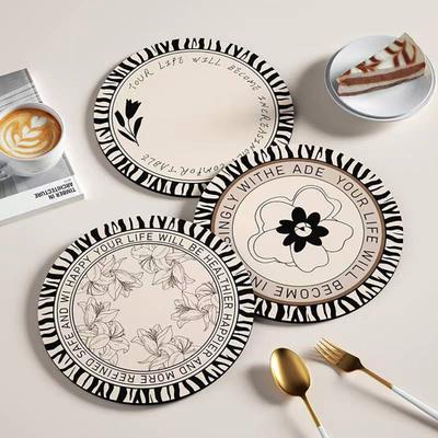 Retro Kieselgur Untersetzer Hitzebeständige Tischunterlage Schnelltrocknende Saugfähige Matte für Tassen Becher Schüsseln Rutschfest Wiederverwendbar Elegante Küchen Tischdekoration