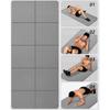 Foldable Yoga Mat Travel Nonslip Portable Gym Mats for Pilates Fitness Exercise Mat for Women Men with Travel Carry Bag
