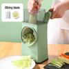 Multifunctional Hand-Cranked Vegetable Slicer and Shredder for Potatoes and Carrots
