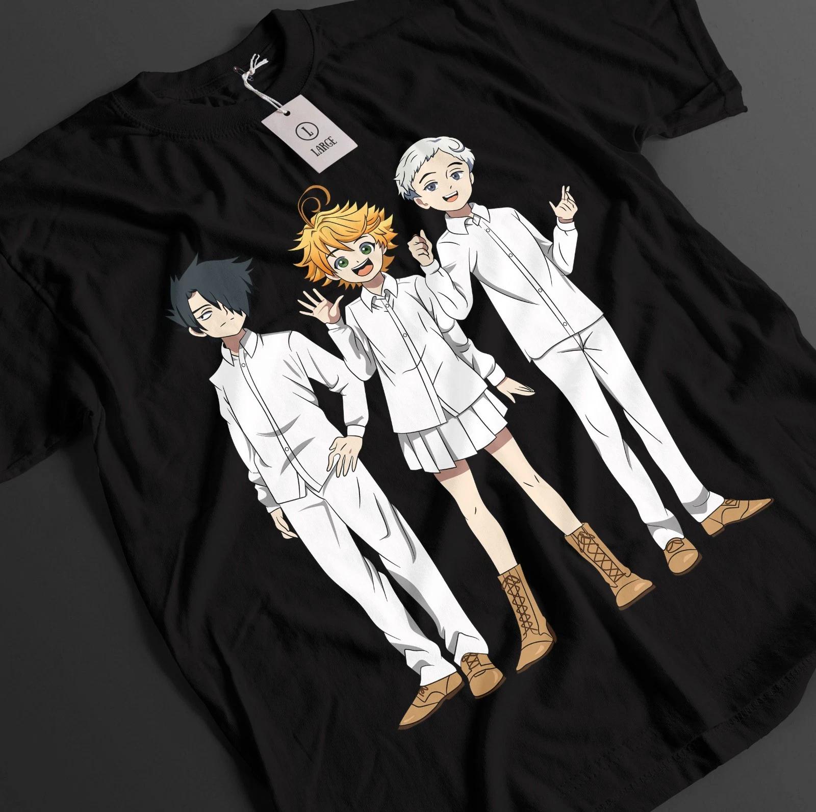 The Promised Neverland Shirt Emma Tshirt Ray T-Shirt Norman Top Phil Anime Tee XXXL
