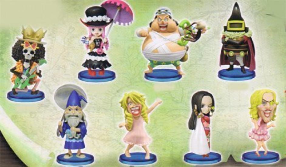 One Piece World Collectible Figures Vol.28 Complete Set of 8 Banpresto Prize