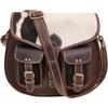 Vintage Cowhide Leather Crossbody Purse Handbag for Women Purse Tote Ladies Bag
