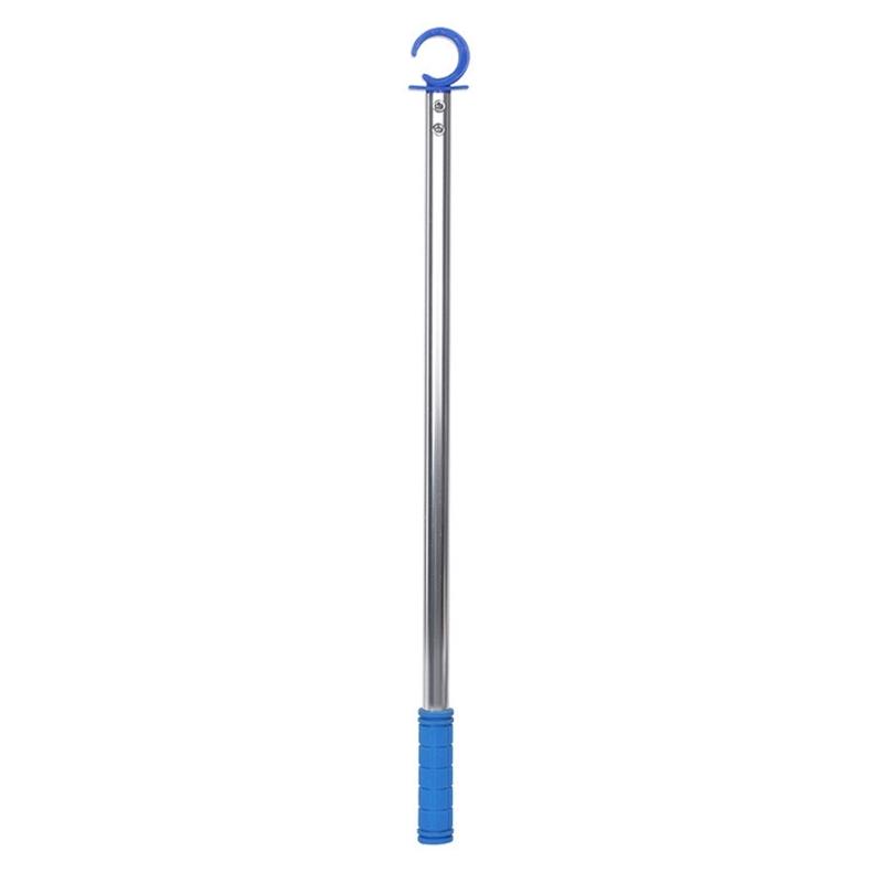 Space Saving Window Hook Rod Tool Easy Assembly Weatherproof Aluminum Designs Safety Lock Enhances Convenience for Home