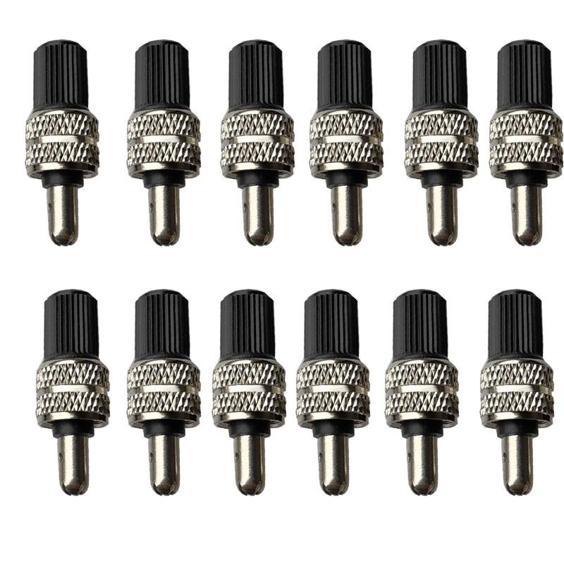 German-style Bicycle Valve Core Set - 16-Piece Copper Valve Stems