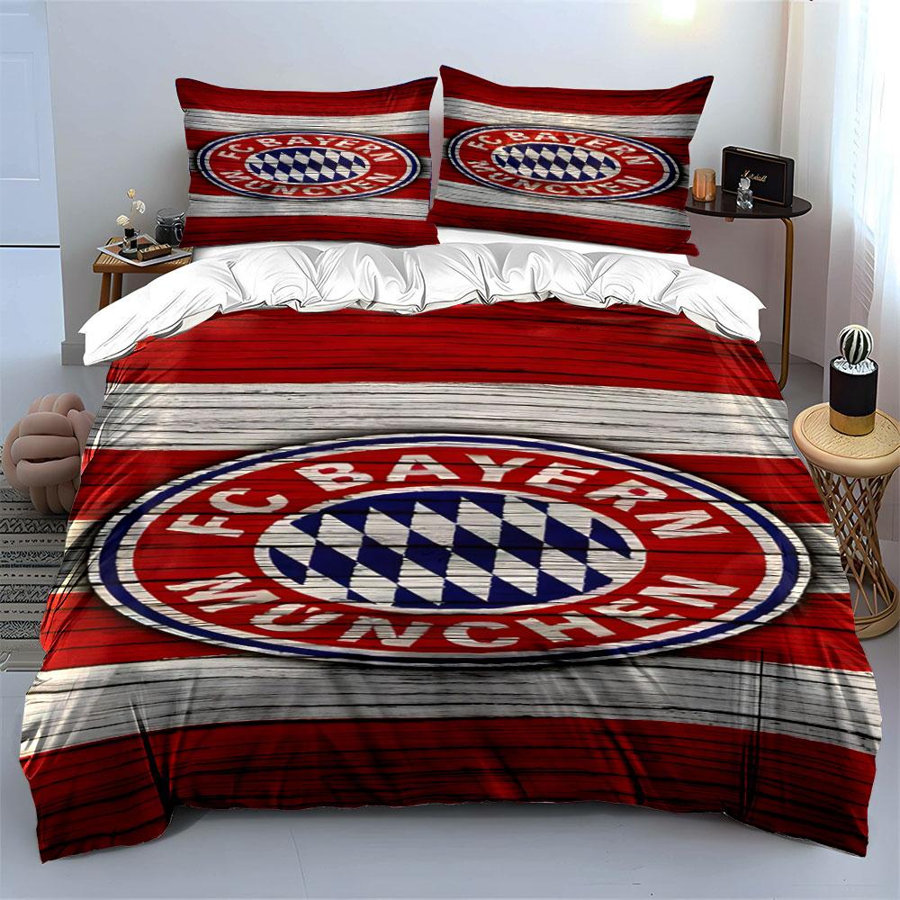 Logo FC Bayern Mnichov. Sady povlečení Sady povlaků na přikrývku Povlaky na přikrývku Povlaky na polštář(1 * Povlak na peřinu 2 * Povlaky na polštář bez výplně)