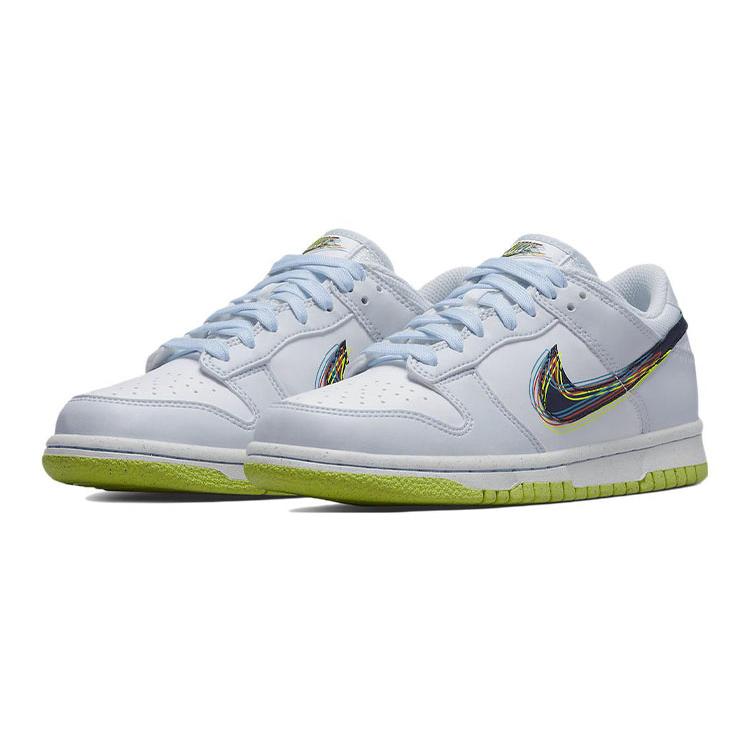New Nike Dunk Low GS '3D Swoosh' DV3478-100