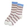Women's Korean Style Striped Cotton Mid-Calf Socks – Colorful, Trendy & Breathable for Early Spring