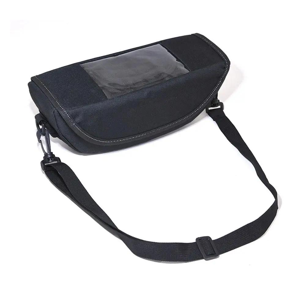 

Мотоциклетная водонепроницаемая сумка для хранения на руле для путешествий Мотоциклетная для Yamaha BMW Модифицированная передняя сумка Сумка для хранения Передняя навесная O3P9